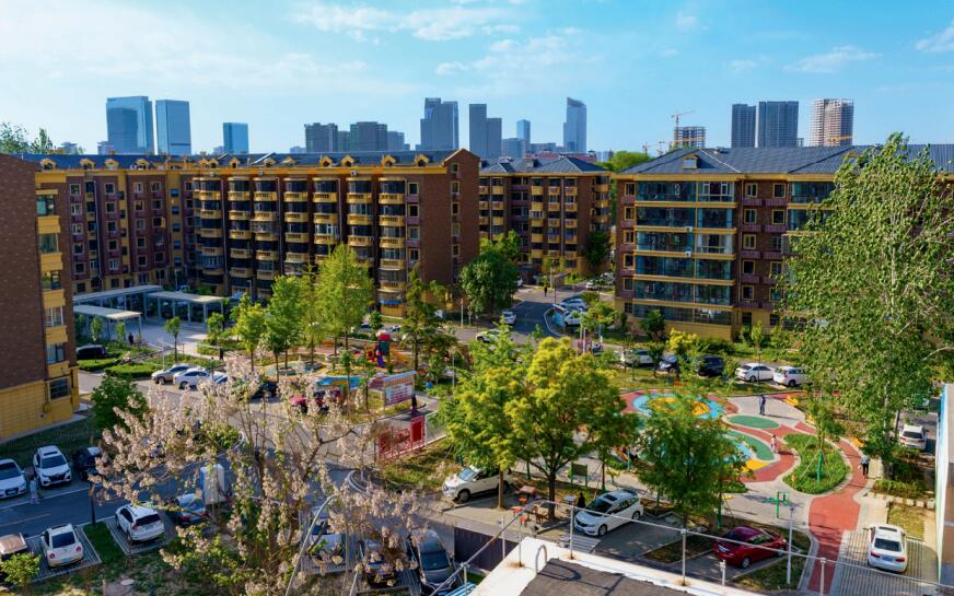 北京市通州區(qū)中倉街道北小園小區(qū)改造后效果。