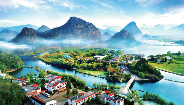 丘北普者黑5A級旅游景區(qū)。