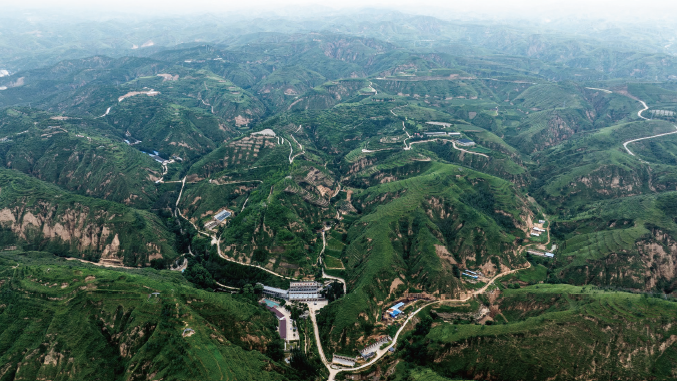 黃河水利委員會(huì)黃河水土保持綏德治理監(jiān)管局辛店溝水土保持科技示范園。
