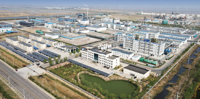 東營市河口區(qū)藍(lán)色經(jīng)濟(jì)產(chǎn)業(yè)園“智慧化工園區(qū)”。