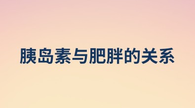 胰島素與肥胖的關(guān)系