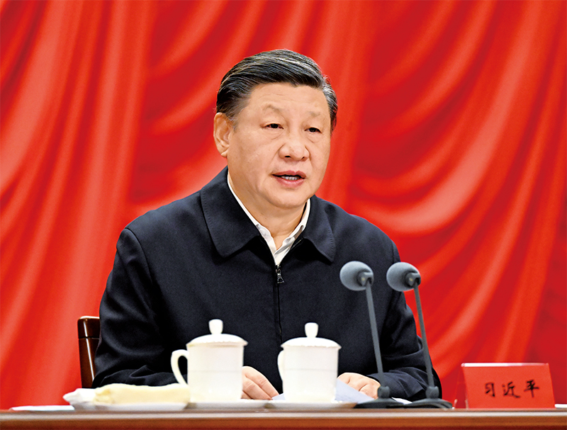 2023年2月7日，新進(jìn)中央委員會(huì)的委員、候補(bǔ)委員和省部級(jí)主要領(lǐng)導(dǎo)干部學(xué)習(xí)貫徹習(xí)近平新時(shí)代中國(guó)特色社會(huì)主義思想和黨的二十大精神研討班在中央黨校（國(guó)家行政學(xué)院）開(kāi)班。中共中央總書(shū)記、國(guó)家主席、中央軍委主席習(xí)近平在開(kāi)班式上發(fā)表重要講話。 新華社記者 李學(xué)仁/攝